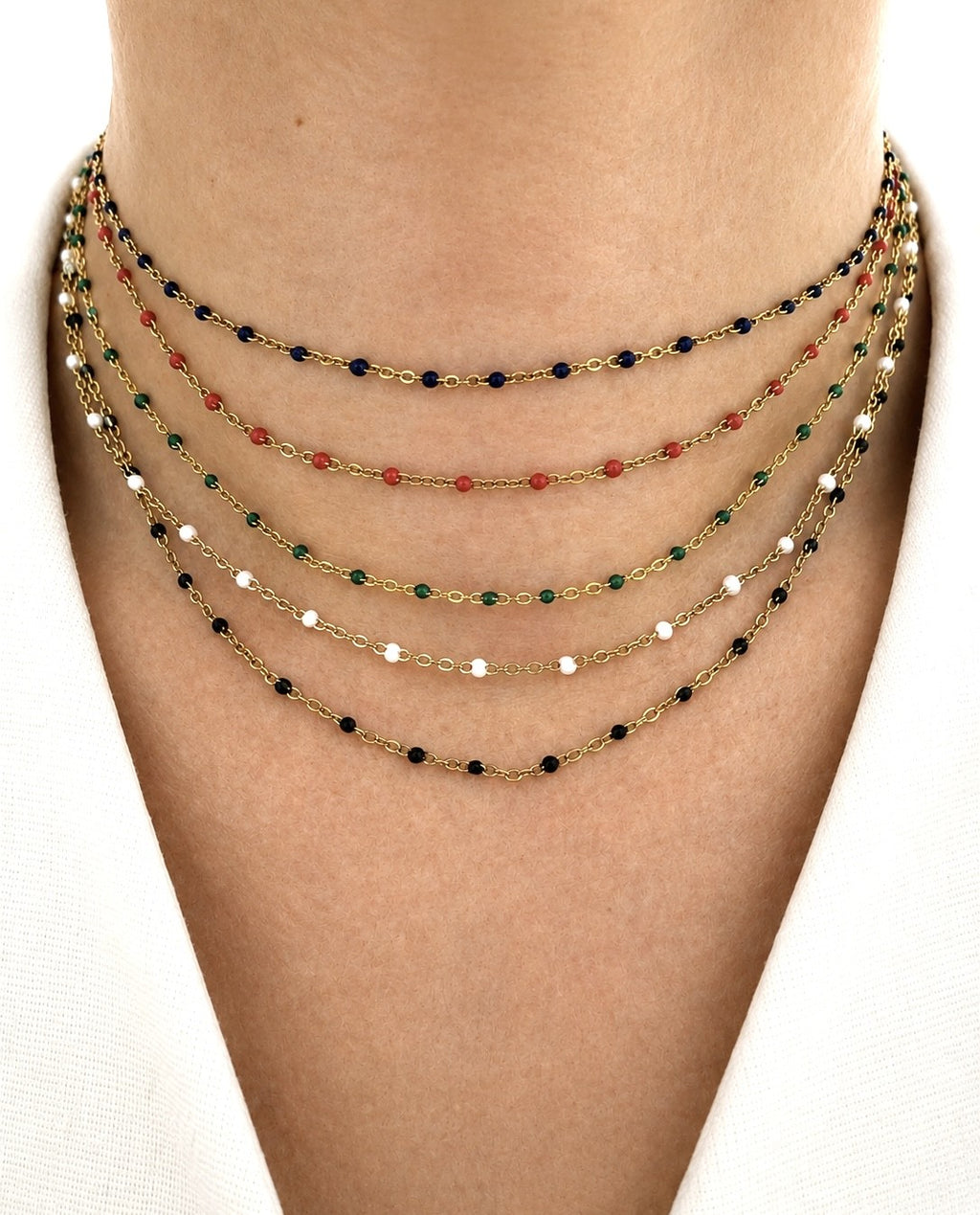 Collier LILY couleurs classiques