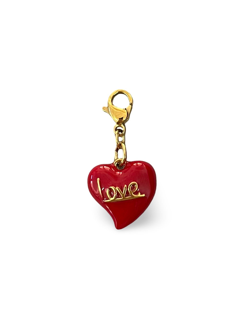 Charm coeur love rouge