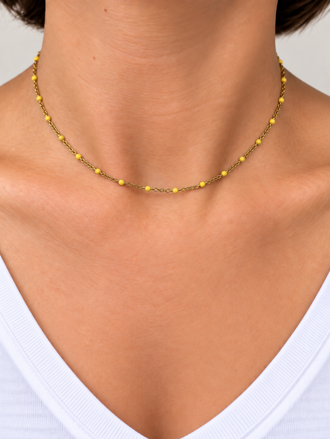 Collier LILY couleurs pastel