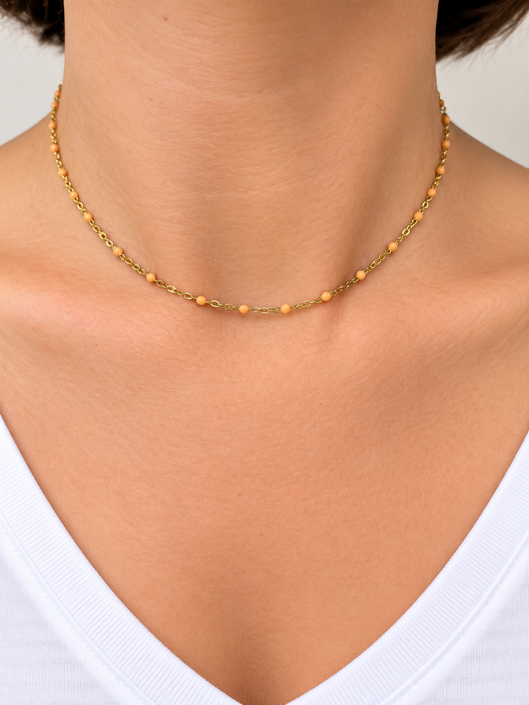 Collier LILY couleurs pastel