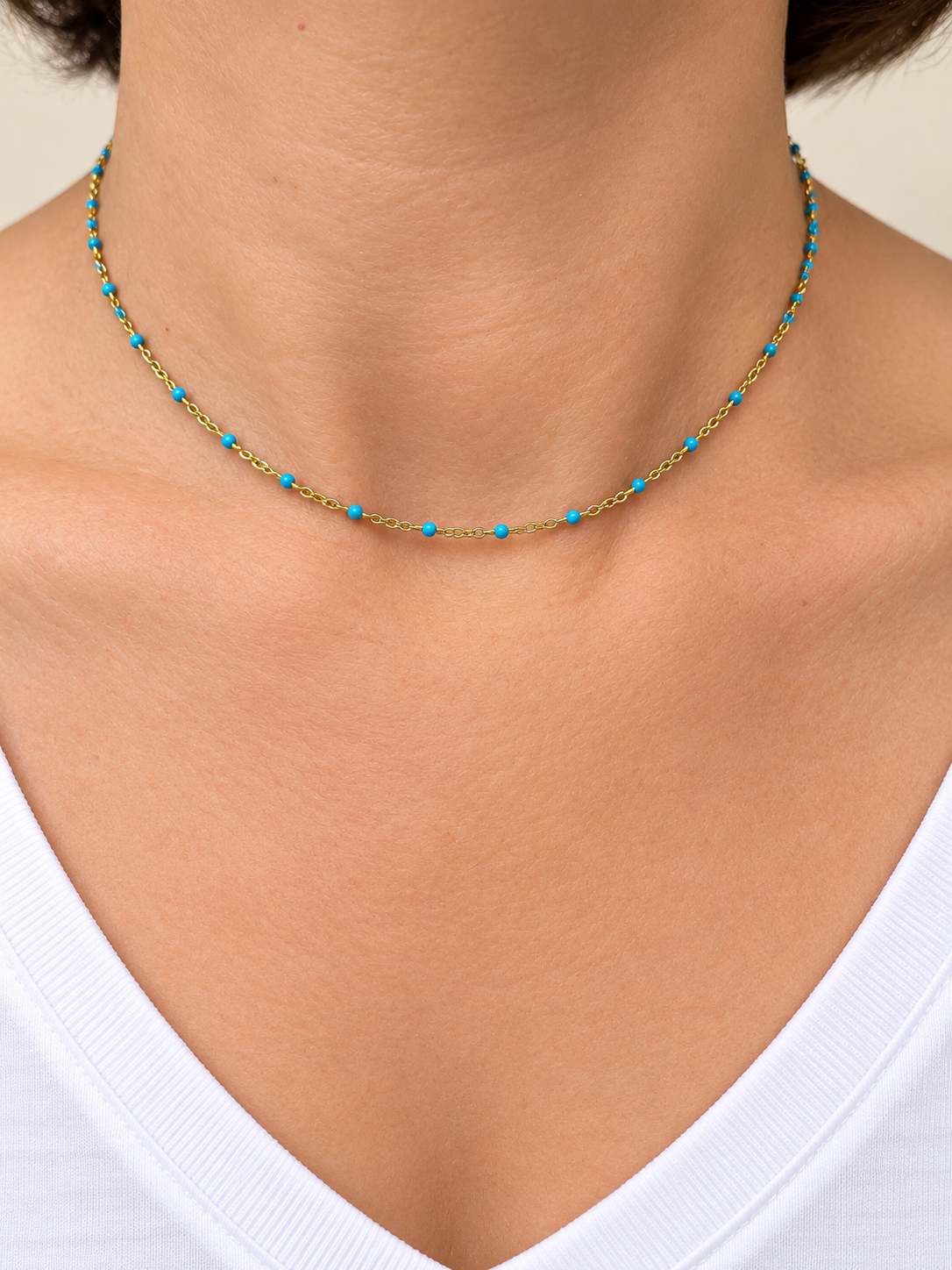 Collier LILY couleurs pastel