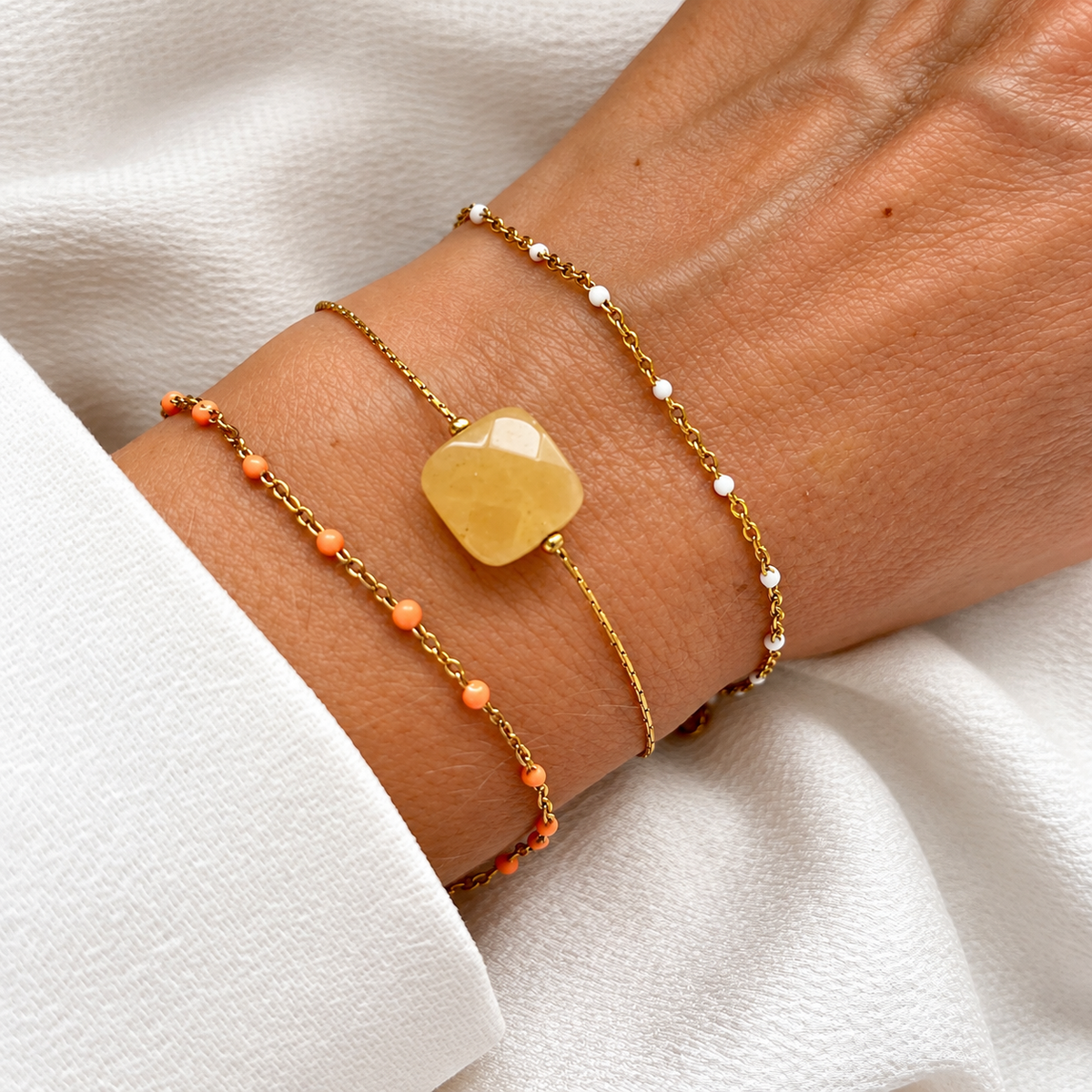 Bracelet LILY couleur pastel
