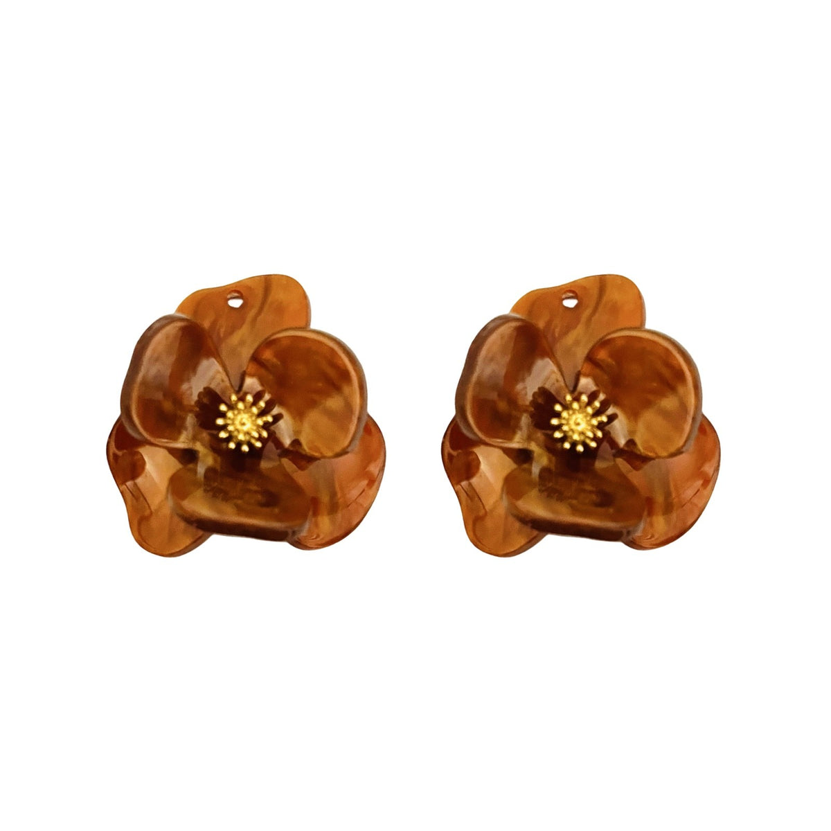 Fleurs interchangeables boucles d'oreilles CONSTANCE