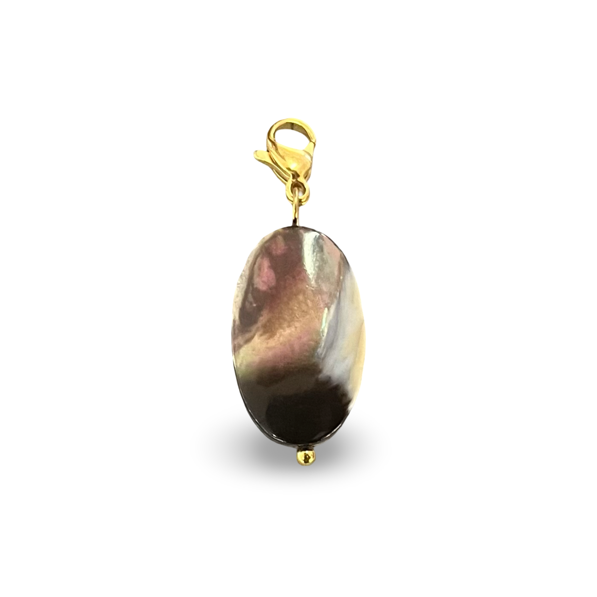 Charm ovale en coquillage