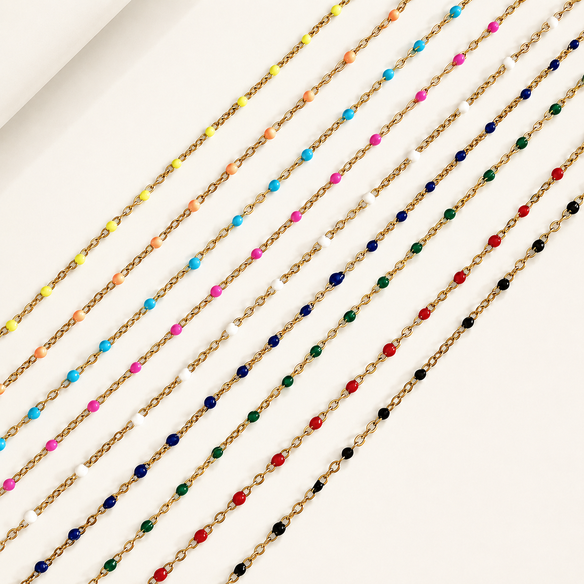 Collier LILY couleurs pastel