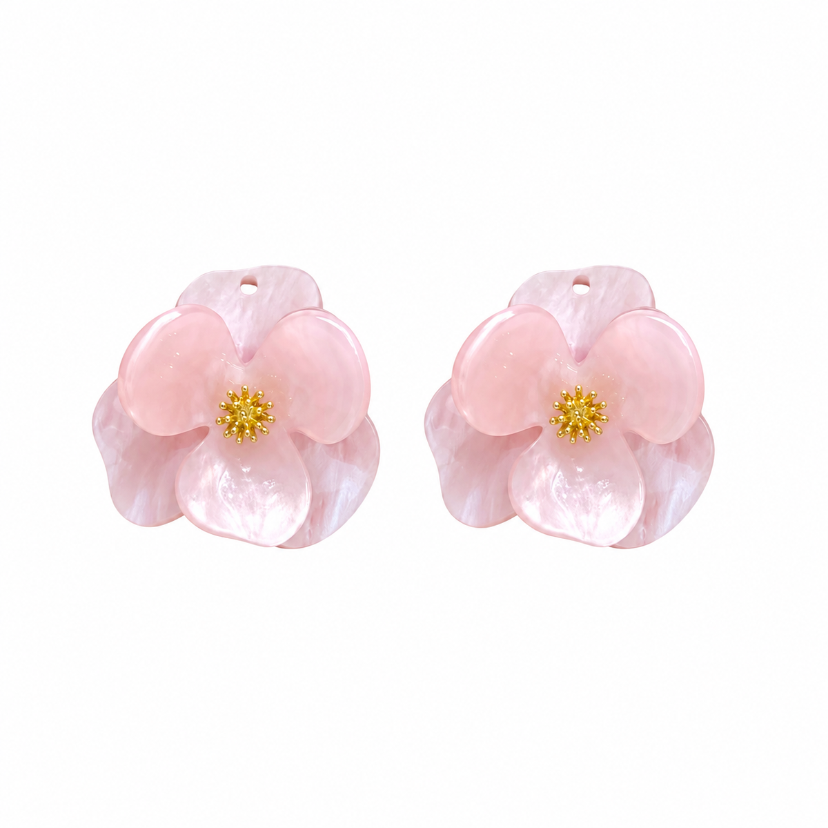 Fleurs interchangeables boucles d'oreilles CONSTANCE