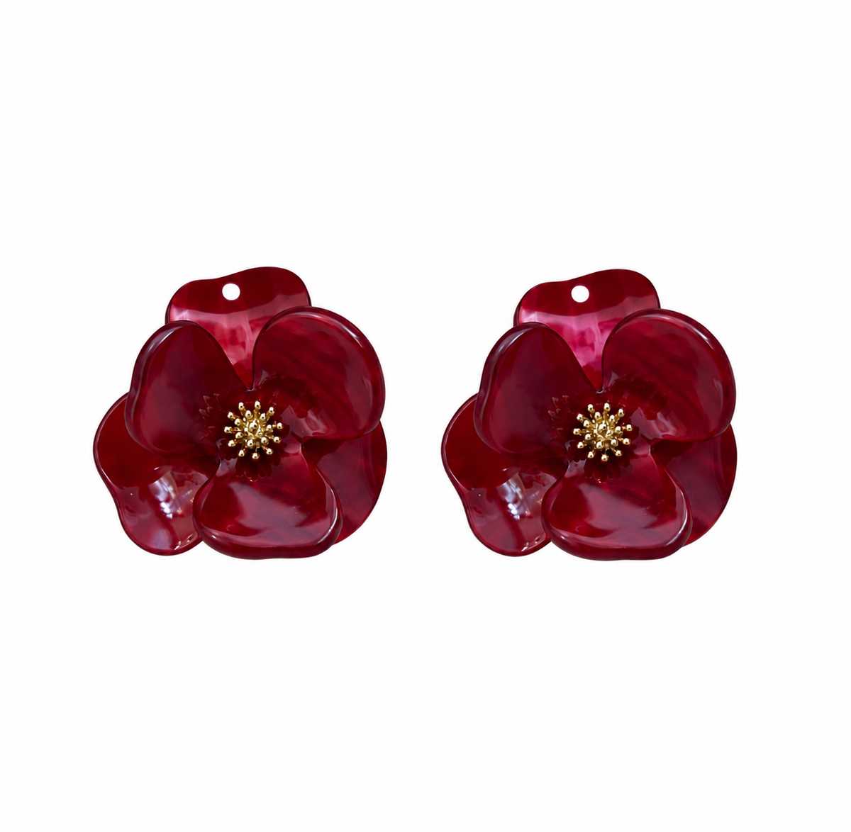 Fleurs interchangeables boucles d'oreilles CONSTANCE