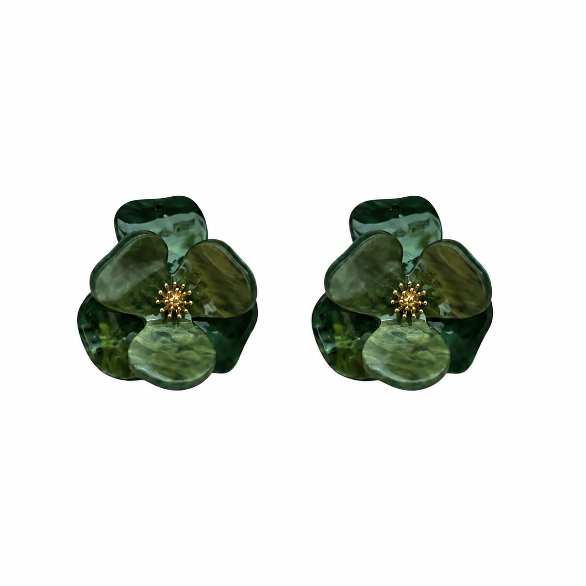 Fleurs interchangeables boucles d'oreilles CONSTANCE